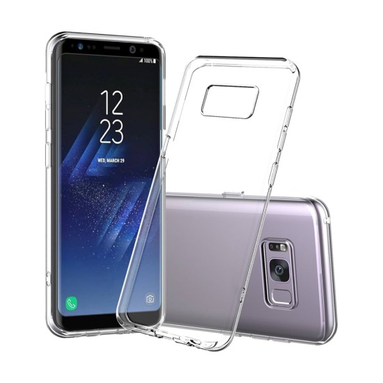 Capa de Silicone com Cantos Duras para Samsung Galaxy S8 Plus Transparente